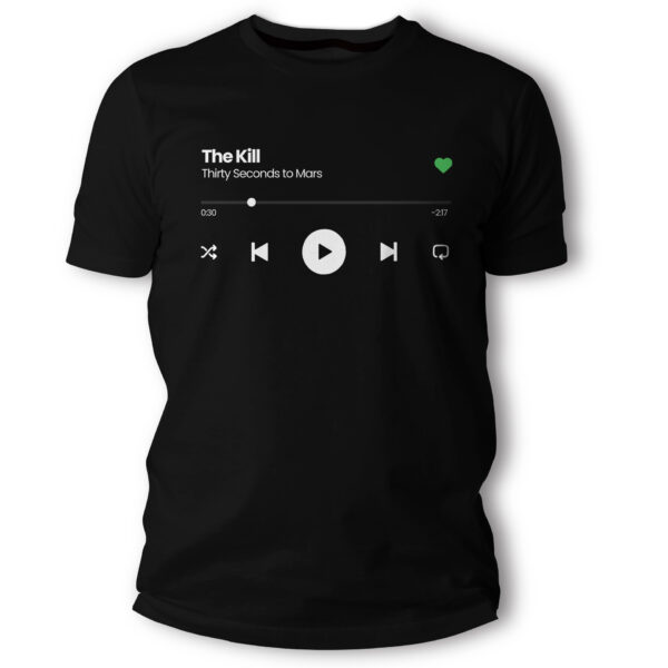 Camiseta personalizable - Tu canción favorita